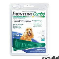 Frontline combo spot-on krople na pchły i kleszcze m (10-20kg) 3szt. marki Merial - ogłoszenia A6.pl