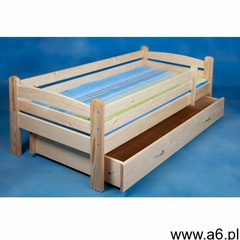 ŁÓŻKO Z BARIERKAMI+MATERAC 160x80 cm+SZUFLADA - ogłoszenia A6.pl