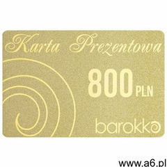 Barokko - karta podarunkowa złota - 800 zł - 800 zł - ogłoszenia A6.pl