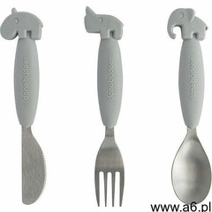 Sztućce set yummy+ - grey dbd11865 marki Done by deer - ogłoszenia A6.pl