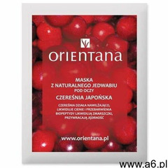 maska pod oczy z jedwabnej tkaniny czereśnia japońska x 2 sztuki marki Orientana - ogłoszenia A6.pl