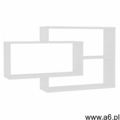 Zestaw białych półek ściennych - Acker - ogłoszenia A6.pl