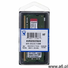 KINGSTON DDR4 SODIMM 8GB 3200MHz CL22 1Rx16 - KVR32S22S6/8- Zamów do 16:00, wysyłka kurierem tego sa - ogłoszenia A6.pl