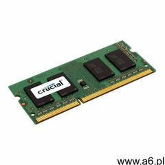 Pamięć RAM Crucial SODIMM DDR3 8GB 1600MHz LV 1,35v - CT102464BF160B- Zamów do 16:00, wysyłka kurier - ogłoszenia A6.pl