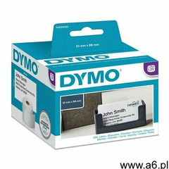 Oryginalne etykiety lw s0929100 51mm x 89mm białe/czarny nadruk marki Dymo - ogłoszenia A6.pl