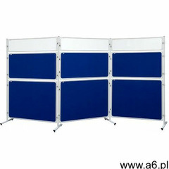 Ścianka moderacyjna 2x3 tekstylna dwustronna 120x120cm - ogłoszenia A6.pl