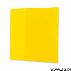 Szklana tablica stella, 500x500 mm, żółty marki Aj produkty - ogłoszenia A6.pl