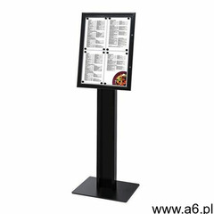 Stojak na menu black 4xa4 stojak na menu plakatowy 4xa4 marki Jansen display - ogłoszenia A6.pl