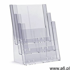 Stojak na biurko - ulotka 3 x a4 stojak na ulotki 3c230 marki Jansen display - ogłoszenia A6.pl