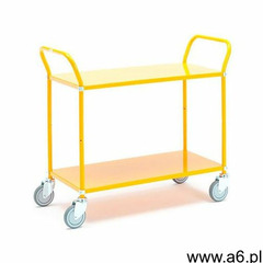 Aj produkty Wózek transit, z półkami, 2 półki, 900x440 mm, żółty - ogłoszenia A6.pl