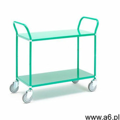 Aj produkty Wózek transit z półkami, 2 półki, 900x440 mm, zielony - ogłoszenia A6.pl