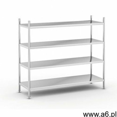 Półki ze stali nierdzewnej, 1550x1500x600 mm, 4 półki marki B2b partner - ogłoszenia A6.pl