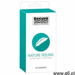 Cienkie prezerwatywy Secura Nature Feeling 24 szt., Kolor: Przezroczysty - ogłoszenia A6.pl