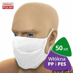 50x Profesjonalna maseczka ochronna CC140 włókna PP i PES - ogłoszenia A6.pl