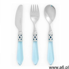 Sztućce dziecięce Bugatti Aladdin Baby 3 szt niebieskie, 07-S42232T - ogłoszenia A6.pl