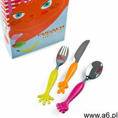 Sztućce dziecięce Bugatti Baby Sweet Home 3 szt, 07-SH11 - ogłoszenia A6.pl