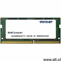 Patriot memory Patriot ddr4 8gb signature 2400mhz so-dimm - psd48g240081s- zamów do 16:00, wysyłka k - ogłoszenia A6.pl
