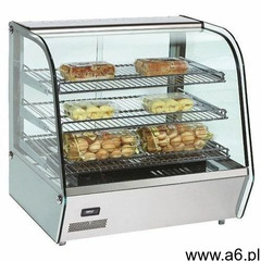 Witryna grzewcza ekspozycyjna | 120L | 1100W | 680x570x(H)670mm - ogłoszenia A6.pl