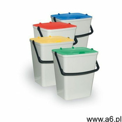 Plastikowe kosze na śmieci - zestaw 4 x 15 l marki Artplast - ogłoszenia A6.pl