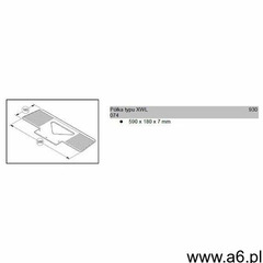 Wozki aluminiowe modulkar Półka typu xwl 590x180x7mm do wózków modulkar sano liftkar - ogłoszenia A6.pl
