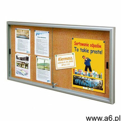 Gablota classique przesuwana, 30xa4, rama anodowana, głębokość 60mm marki Vitincom - ogłoszenia A6.pl