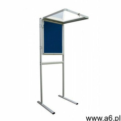 Gablota informacyjna 2x3 model 1 - zewnętrzna wodoszczelna na stojaku tekstylna 9xA4(75x101cm) - ogłoszenia A6.pl