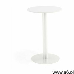 Stół barowy, okrągły, Ø700x1100 mm, biały, biały marki Aj produkty - ogłoszenia A6.pl
