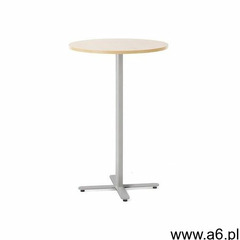 Stół barowy tilo, 1090xØ700 mm, srebrny, brzoza marki Aj produkty - ogłoszenia A6.pl