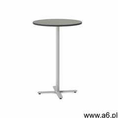 Stół barowy TILO, 1090xØ700 mm, srebrny, szary, 358658 - ogłoszenia A6.pl