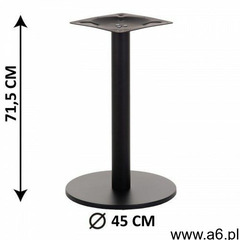 Podstawa stolika SH-2010-2/B, fi 45 cm (stelaż stolika), kolor czarny - ogłoszenia A6.pl
