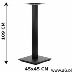 Podstawa stolika SH-2011-2/H/B, wysokość 109 cm, (stelaż stolika), kolor czarny, SH2011-2/H/45/110/0 - ogłoszenia A6.pl