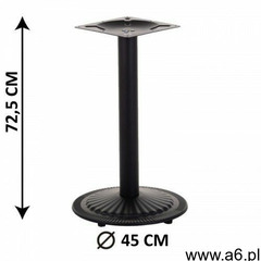 Podstawa stolika SH-4004-1/B, fi 45 cm (stelaż stolika), kolor czarny (5903917403252) - ogłoszenia A6.pl