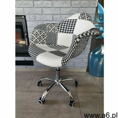 KRZESŁO TAPICEROWANE PATCHWORK OBROTOWE BiG 019 A DOSTAWA 0zł, F48A-776DB_20200924101925 - ogłoszenia A6.pl