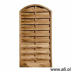 Płot Blooma Arve z łukiem 90 x 180 cm brązowy rama 30 mm (3663602433293) - ogłoszenia A6.pl