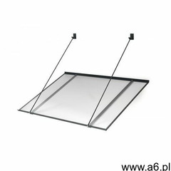 ARCTOM Daszek SP1, Kolor: Antracyt, Rozmiar: 120x70x23,5 cm, Materiał: Płyta bezbarwna - ogłoszenia A6.pl