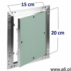 Klapa rewizyjna aluminiowa kral1 - 150x200mm marki Awenta - ogłoszenia A6.pl