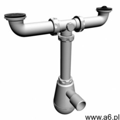 Akces syfon zlewozmywakowy dwukomorowy 19227 - ogłoszenia A6.pl