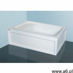 SANPLAST brodzik prostokątny Classic 80 x 100 z siedziskiem Bzs/CL 80x100x28+STB 615-010-0520-01 - ogłoszenia A6.pl