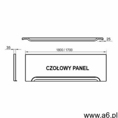Ravak przedni panel a 180 do wanien cz001y0a00 (8595096892612) - ogłoszenia A6.pl