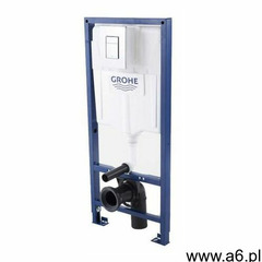 Stelaż podtynkowy WC Grohe Solido 3 w 1 z przyciskiem Even chrom, 38772001 - ogłoszenia A6.pl