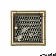Parkanex Kratka kominkowa retro z żaluzją złota patyna 16x16cm (9005249039133) - ogłoszenia A6.pl