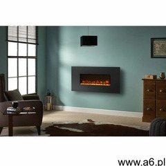 Stovax - dobra oferta Kominek radiance 80w steel z ramką w kolorze grafitowym - ogłoszenia A6.pl