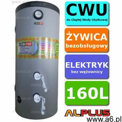 Elektryczny bojler 160l stojący pionowy 4kw (2x2kw), 150 cm x 49 cm, ogrzewacz elektryczny pojemnośc - ogłoszenia A6.pl