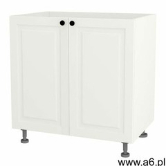 Cooke&lewis Szafka kuchenna dolna zlewozmywakowa 2-drzwiowa luiza dz-80/2 biały matowy - ogłoszenia A6.pl