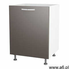 Szafka kuchenna dolna zlewozmywakowa 1-drzwiowa City II DZ-60/1 titanium (5908305640745) - ogłoszenia A6.pl