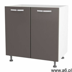 Szafka kuchenna dolna zlewozmywakowa 2-drzwiowa City II DZ-80/2 titanium - ogłoszenia A6.pl