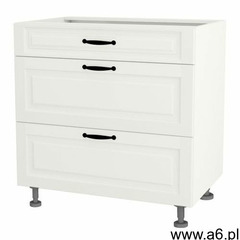 Cooke&lewis Szafka kuchenna dolna z 3 szufladami luiza ds-80/3 biały matowy (5908305632979) - ogłoszenia A6.pl