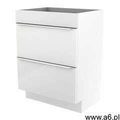 Goodhome Szafka pod umywalkę imandra stojąca 60 cm biała - ogłoszenia A6.pl