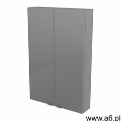 Goodhome Szafka wisząca imandra 60 x 90 x 15 cm szara (3663602933281) - ogłoszenia A6.pl
