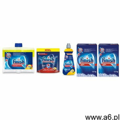 Środek do zmywarek FINISH 250 ml + Tabletki All-in-1 Max 53 cytryna + Płyn Shine and Dry Lem - ogłoszenia A6.pl